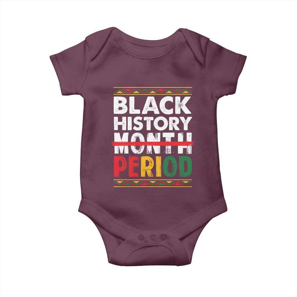 Funny Black History Period Baby Onesie Pride African American Month