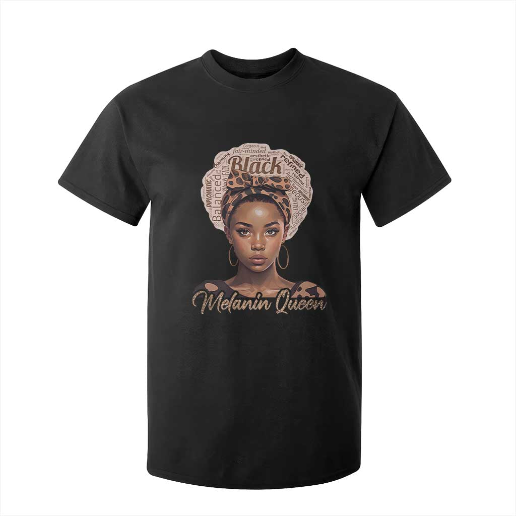 Melanin Queen T Shirt For Kid Proud African American