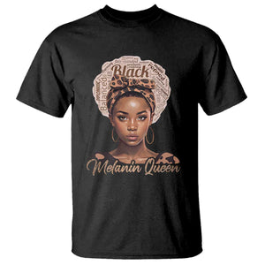 Melanin Queen T Shirt Proud African American