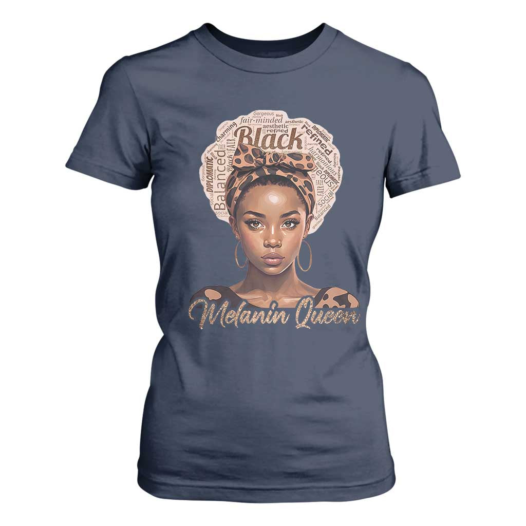 Melanin Queen T Shirt For Women Proud African American