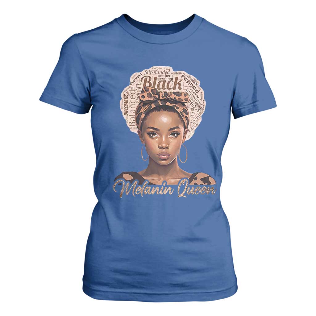 Melanin Queen T Shirt For Women Proud African American