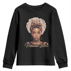 Melanin Queen Youth Sweatshirt Proud African American