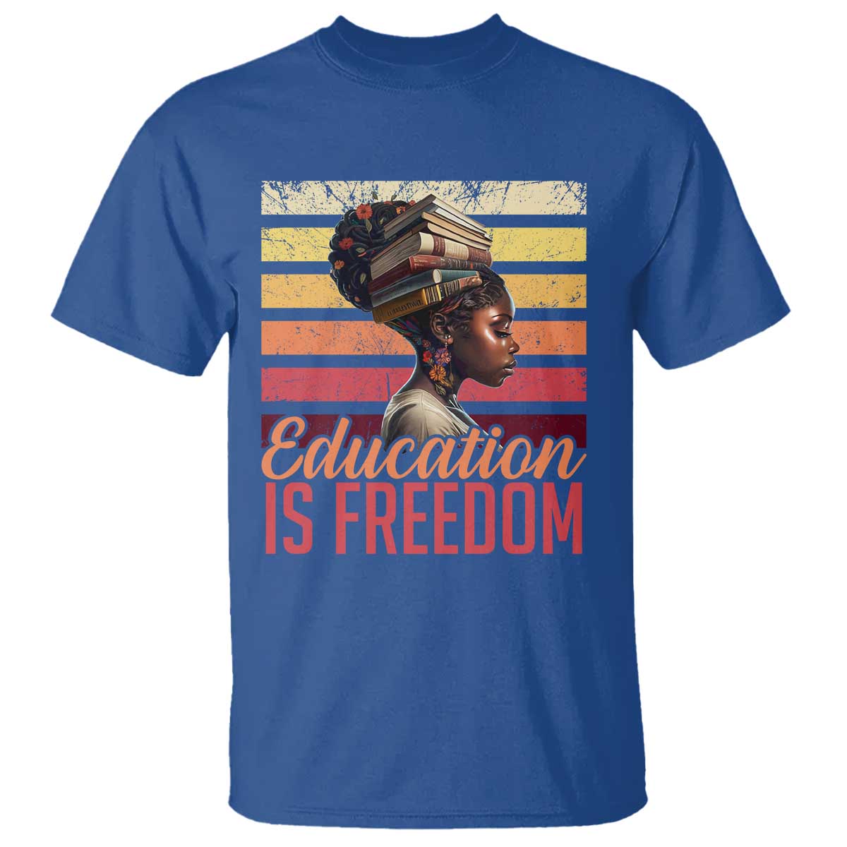 Education Is Freedom T Shirt Retro Black History Teacher