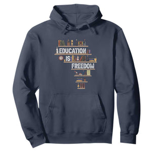 Education Is Freedom Hoodie Black History Month Teacher Black Leaders Figure