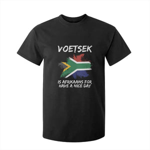 Funny Voetsek Is Afrikaans For Have A Nice Day T Shirt For Kid Saffa Flag