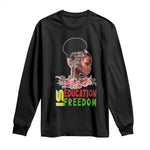 Education Is Freedom Long Sleeve Shirt Black History Teacher Melanin Black Girl