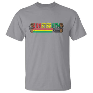 Juneteenth 1865 T Shirt Believe Achieve Succeed Independence Day Breaking Every Chain