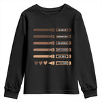 Melanin Black Teacher Youth Sweatshirt We Can Be Different On The Outside But We Have The Same Heart Inside