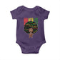 Proud Black African American Baby Onesie God Says I Am Black History Month Retro Afro Girl