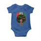 Proud Black African American Baby Onesie God Says I Am Black History Month Retro Afro Girl