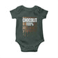 Funny Chocolit 100% Baby Onesie Melanin Black Pride African American
