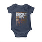 Funny Chocolit 100% Baby Onesie Melanin Black Pride African American
