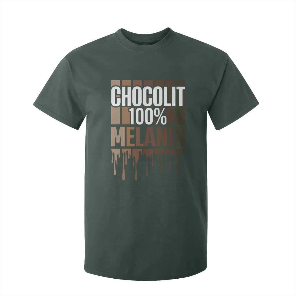 Funny Chocolit 100% T Shirt For Kid Melanin Black Pride African American