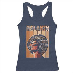 Melanin Every Shade Slays Racerback Tank Top Melanin Black Afro Queen African American Pride