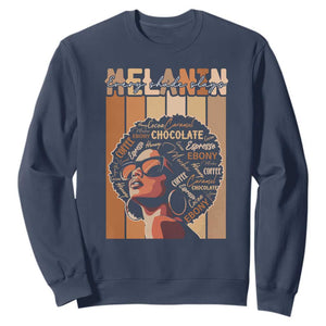 Melanin Every Shade Slays Sweatshirt Melanin Black Afro Queen African American Pride