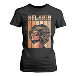 Melanin Every Shade Slays T Shirt For Women Melanin Black Afro Queen African American Pride