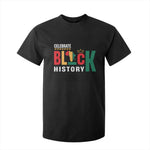 Celebrate Black History Month T Shirt For Kid African American History Africa Map