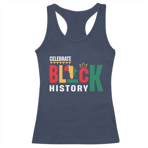 Celebrate Black History Month Racerback Tank Top African American History Africa Map