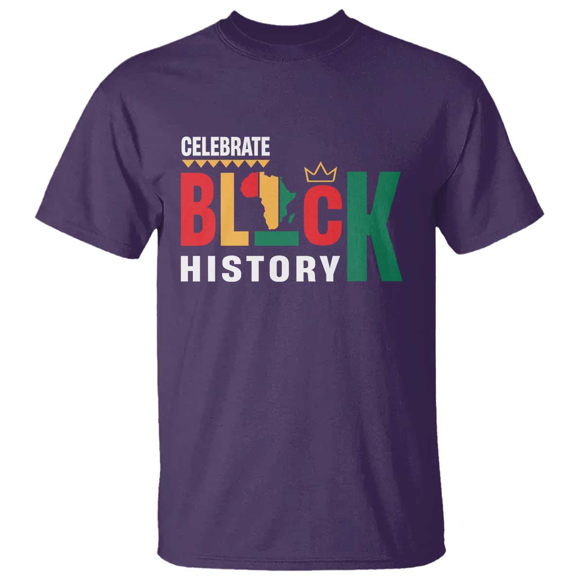 Celebrate Black History Month T Shirt African American History Africa Map
