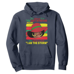 Proud Black African American Hoodie They Whispered To Her You Can't Withstand The Storm Black History Month