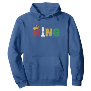 Funny Juneteenth King Hoodie Black Father Chess African American