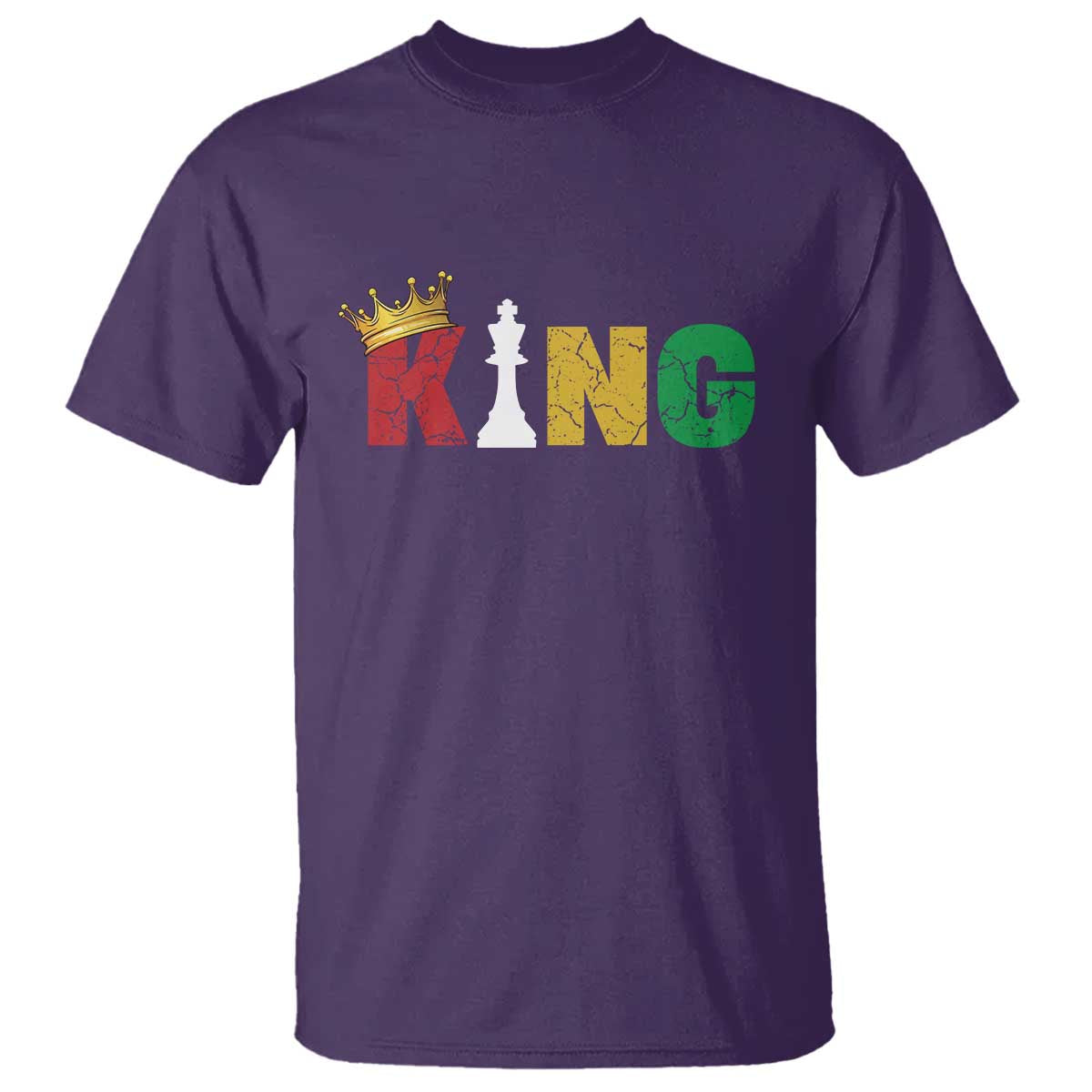 Funny Juneteenth King T Shirt Black Father Chess African American