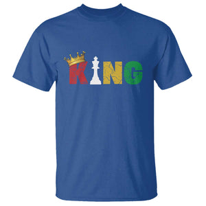 Funny Juneteenth King T Shirt Black Father Chess African American