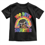 Funny 100 Days Smarter Afro African American Girl Toddler T Shirt 100th Day Of School