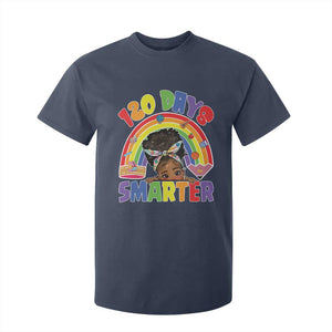Funny 120 Days Smarter Afro African American Girl T Shirt For Kid 120th Day Of School