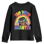 Funny 120 Days Smarter Afro African American Girl Youth Sweatshirt 120th Day Of School