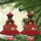 Have A Melanin Xmas African American Girl Christmas Ornament