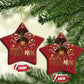 Have A Melanin Xmas African American Girl Christmas Ornament