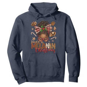 Have A Melanin Christmas African American Girl Hoodie