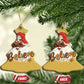 Funny Xmas Black Santa Christmas Ornament Believe Retro African American Christmas