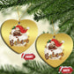 Funny Xmas Black Santa Christmas Ornament Believe Retro African American Christmas