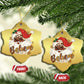 Funny Xmas Black Santa Christmas Ornament Believe Retro African American Christmas