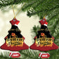 Have A Melanin Xmas African American Santa Girl Christmas Ornament