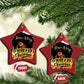 Have A Melanin Xmas African American Santa Girl Christmas Ornament