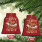 Funny Xmas African American Christmas Ornament Stay Merry And Bright Black Melanin Girl Nails
