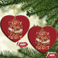 Funny Xmas African American Christmas Ornament Stay Merry And Bright Black Melanin Girl Nails