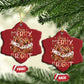 Funny Xmas African American Christmas Ornament Stay Merry And Bright Black Melanin Girl Nails