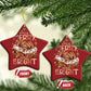 Funny Xmas African American Christmas Ornament Stay Merry And Bright Black Melanin Girl Nails