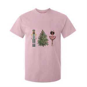 Funny Black Ballerina Afro Nutcracker African American Christmas T Shirt For Kid
