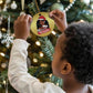 Xmas African American Christmas Ornament Santa's Favorite Melanin Black Santa Girl