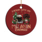 Funny Xmas African American Christmas Ornament Hangin With My Melanin Gnomies Afro Gnomes