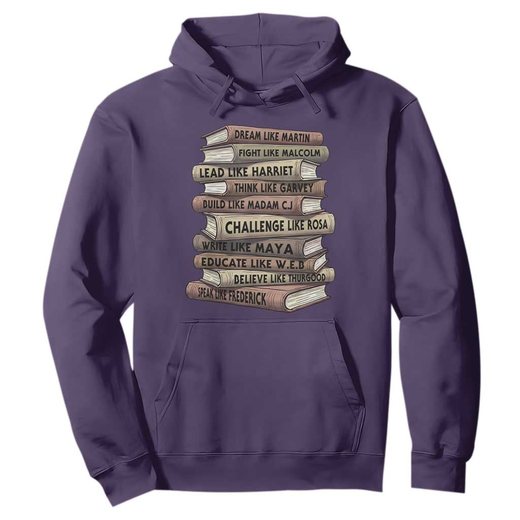 Black History Month African American Leaders Teacher Book Lover Hoodie