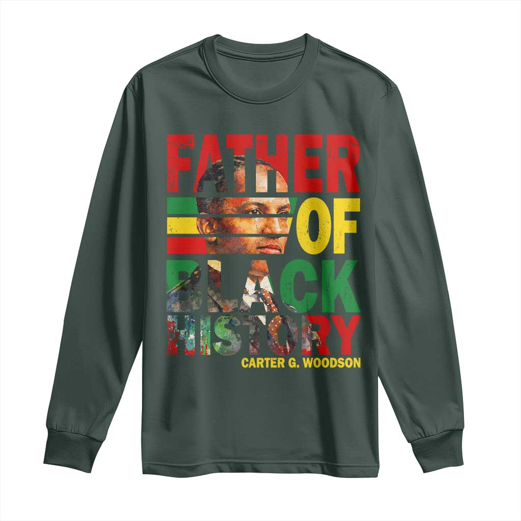 Carter G Woodson Long Sleeve Shirt Father Of Black History Month