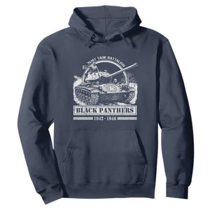 Black Panthers 761st Tank Battalion Hoodie WW2 Heroes Black History Month