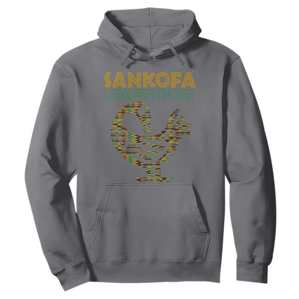 Sankofa Learn From The Past Hoodie African Bird Black History Akan Pattern