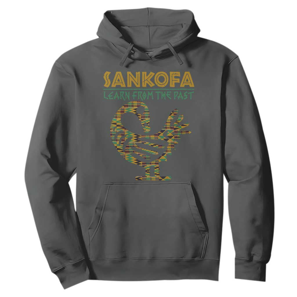 Sankofa Learn From The Past Hoodie African Bird Black History Akan Pattern